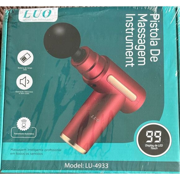LUO - NWT - Professional Massager & Fascia Gun/4 Heads/6 Speeds/Quiet Operation - Picture 10 of 10
